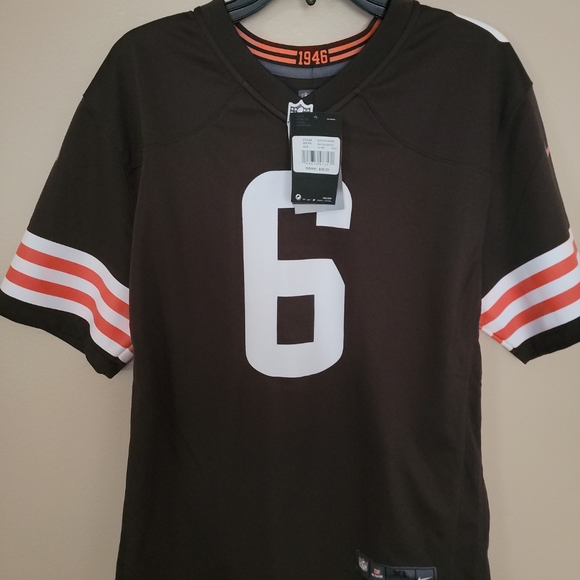 #6 Baker Mayfield Cleveland Browns Home Nike On-Field Jersey.Youth various sizes - Picture 4 of 11
